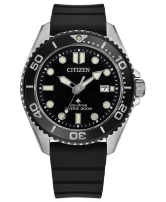 Men's Promaster Sea Dive Black Strap Watch 40.6mm