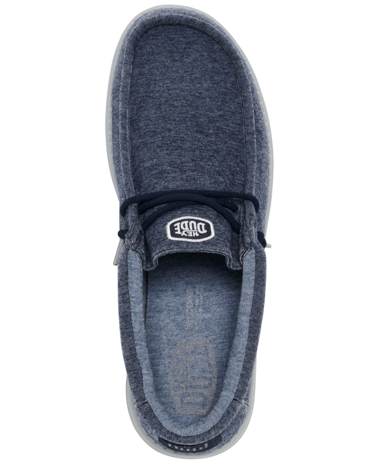 Men's Wally Stretch Jersey Slip-On Lifestyle Moccasin Loafers from Finish Line