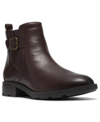Women's Adalynn West Buckle Round Toe Booties