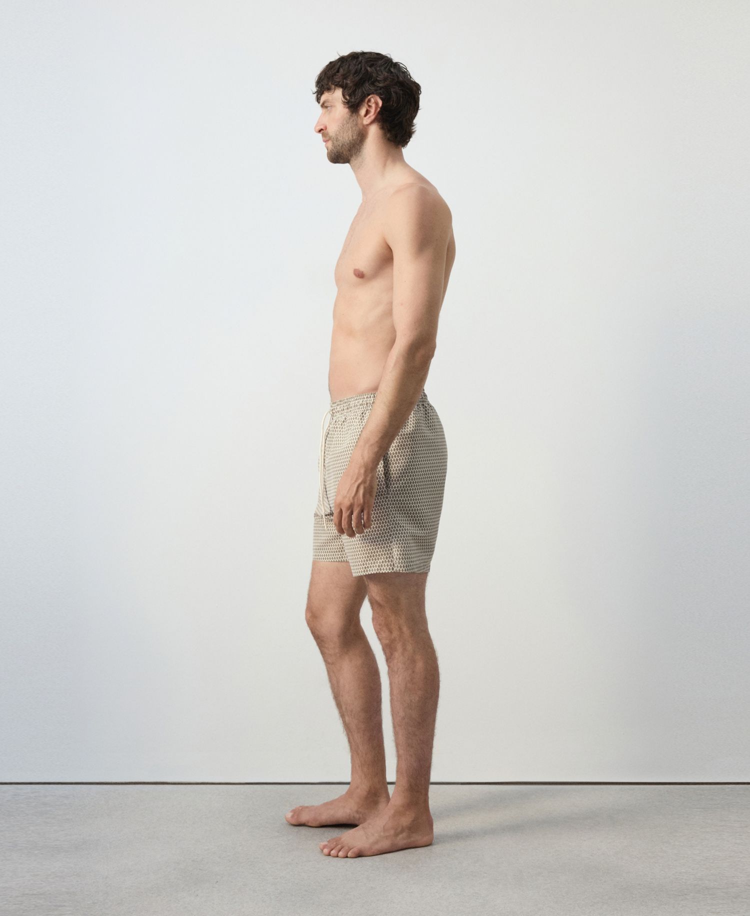 Men's Geometric-Print Swimsuit