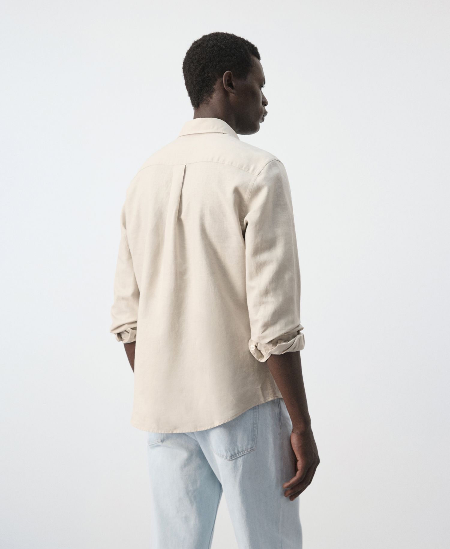 Men's Pocket Linen Shirt