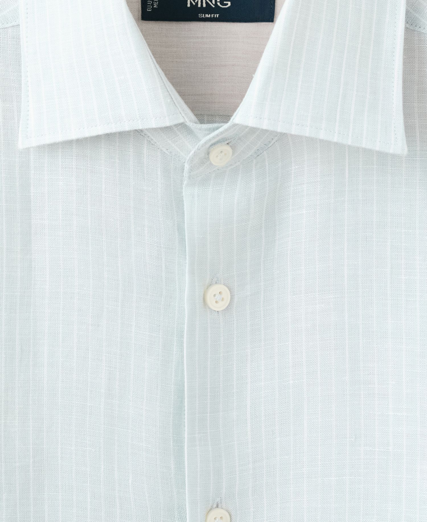 Men's Linen Slim-Fit Shirt