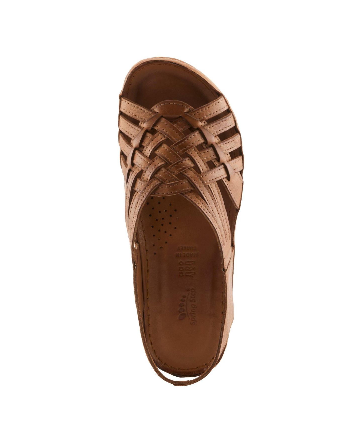 Женские сандалии Spring Step Choi Wedge Sandal with Soft Insole, цвет: Верблюжий — фото 3