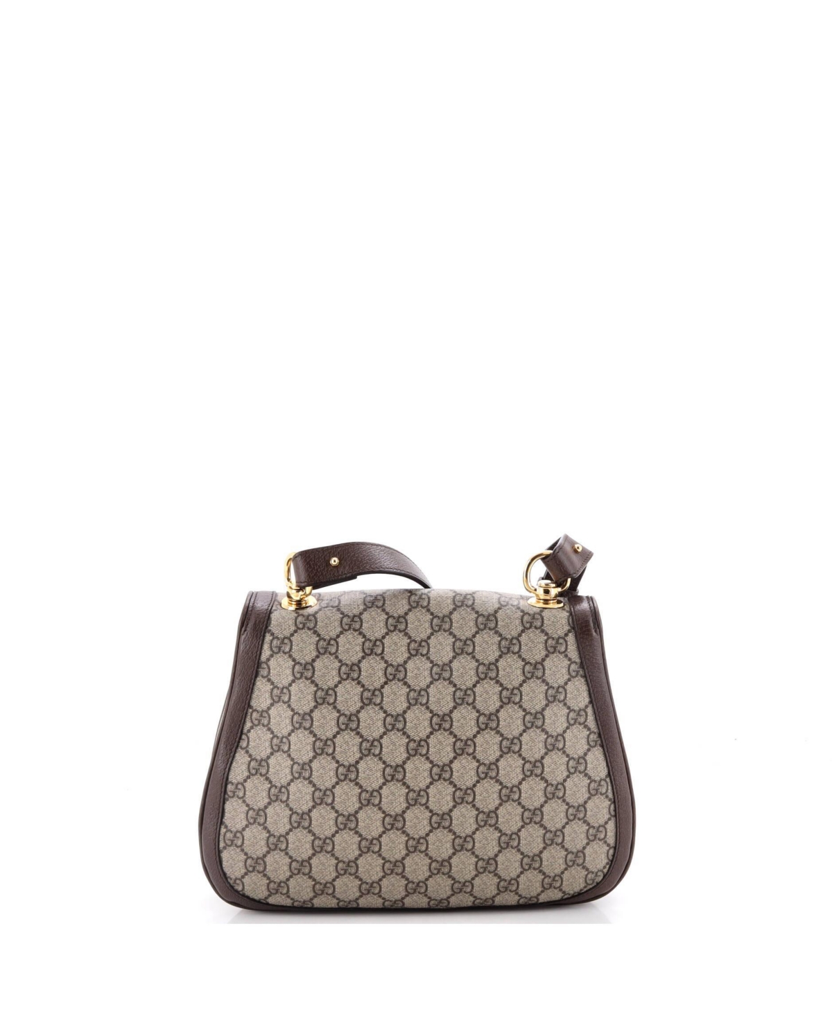 Pre-Owned Gucci Medium Blondie Nm Top Handle Bag Gg Coated Canvas