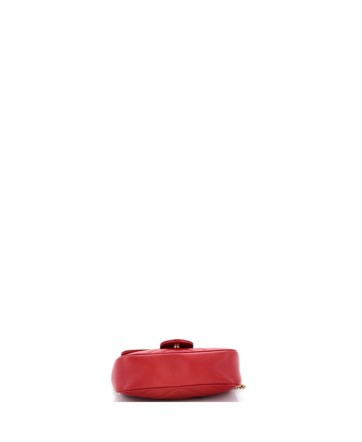 Super Mini GG Marmont Flap Bag Matelasse Leather