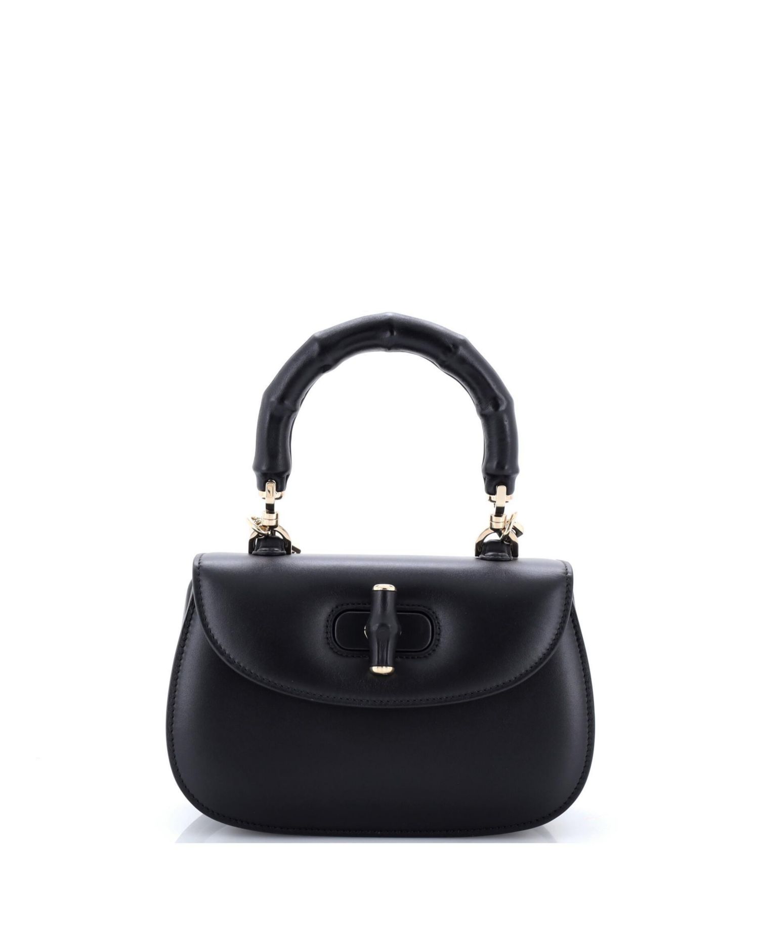 Small Bamboo 1947 Top Handle Bag Leather