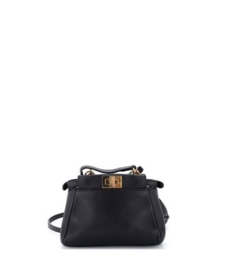 Micro Peekaboo Bag Leather