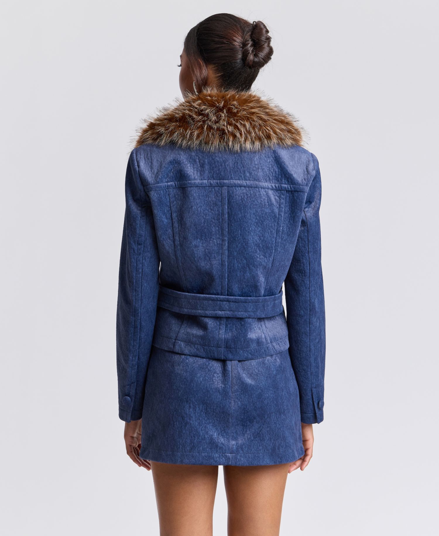 Women's Corduroy A-Line Mini Skirt