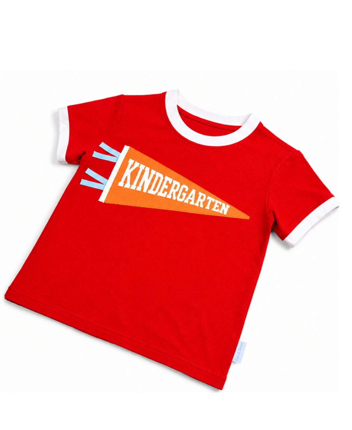 Bits & Bows Kids Little/Big Unisex 5- 7 Kindergarten Crewneck T-Shirt