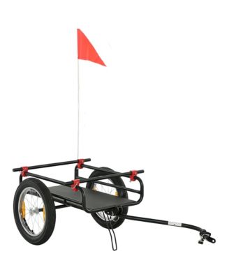 2-In-1 Bike Cargo Trailer and Wagon Cart with Quick Release Wheels