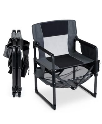 Outdoor Camping Chair for Adults with Cup Holder and Side Pocket Bottle Opener