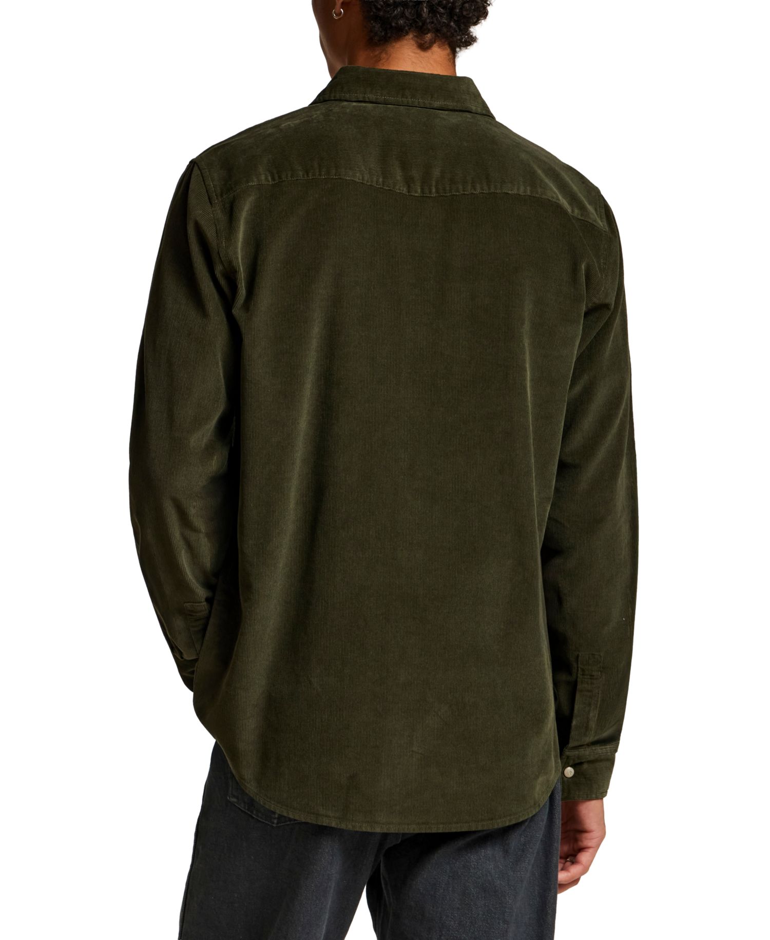 Men's Western Corduroy Long-Sleeve Shirt