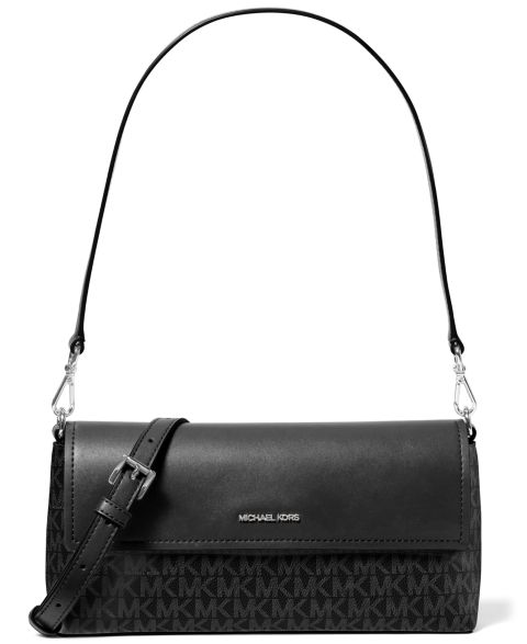 Женская сумка Michael Kors MICHAEL Nabela Small Convertible Pouchette Crossbody Handbag, цвет: Чёрный