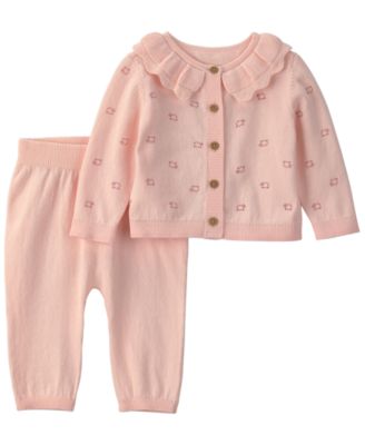 Baby Girls' Sheep Long-Sleeve Sweater and Pants, 2-Piece Set