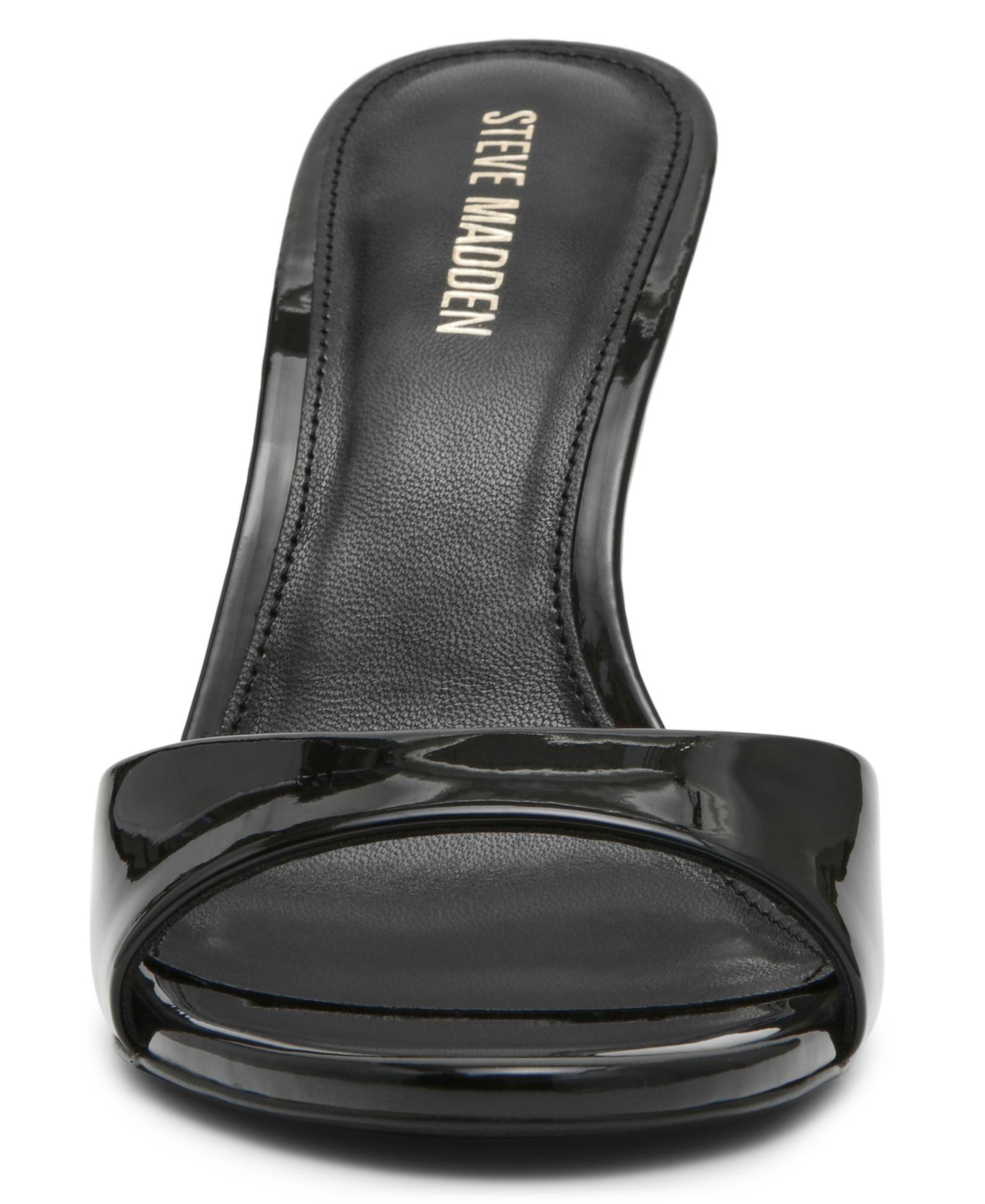 Женские сандалии Steve Madden Davina High Heel Stiletto Dress Sandals, цвет: Чёрный лаковый — фото 7