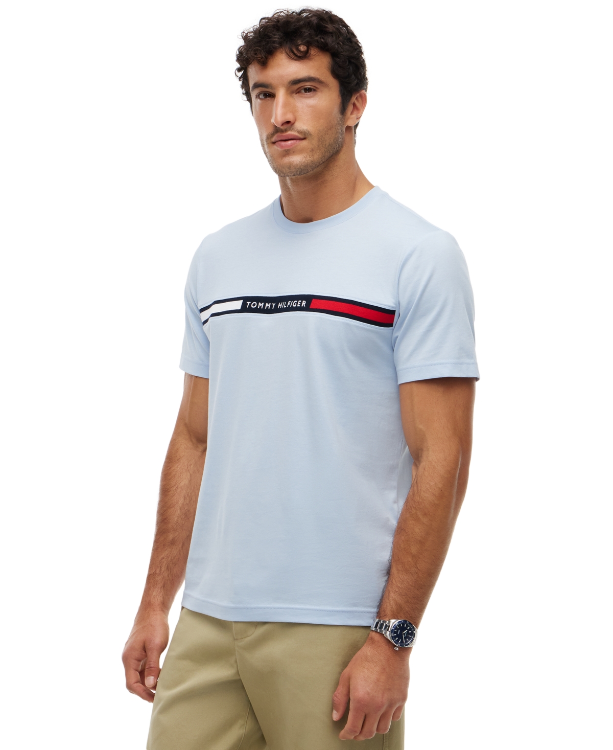 Tommy Hilfiger Men's Chest Insert Logo Short Sleeve T-Shirt