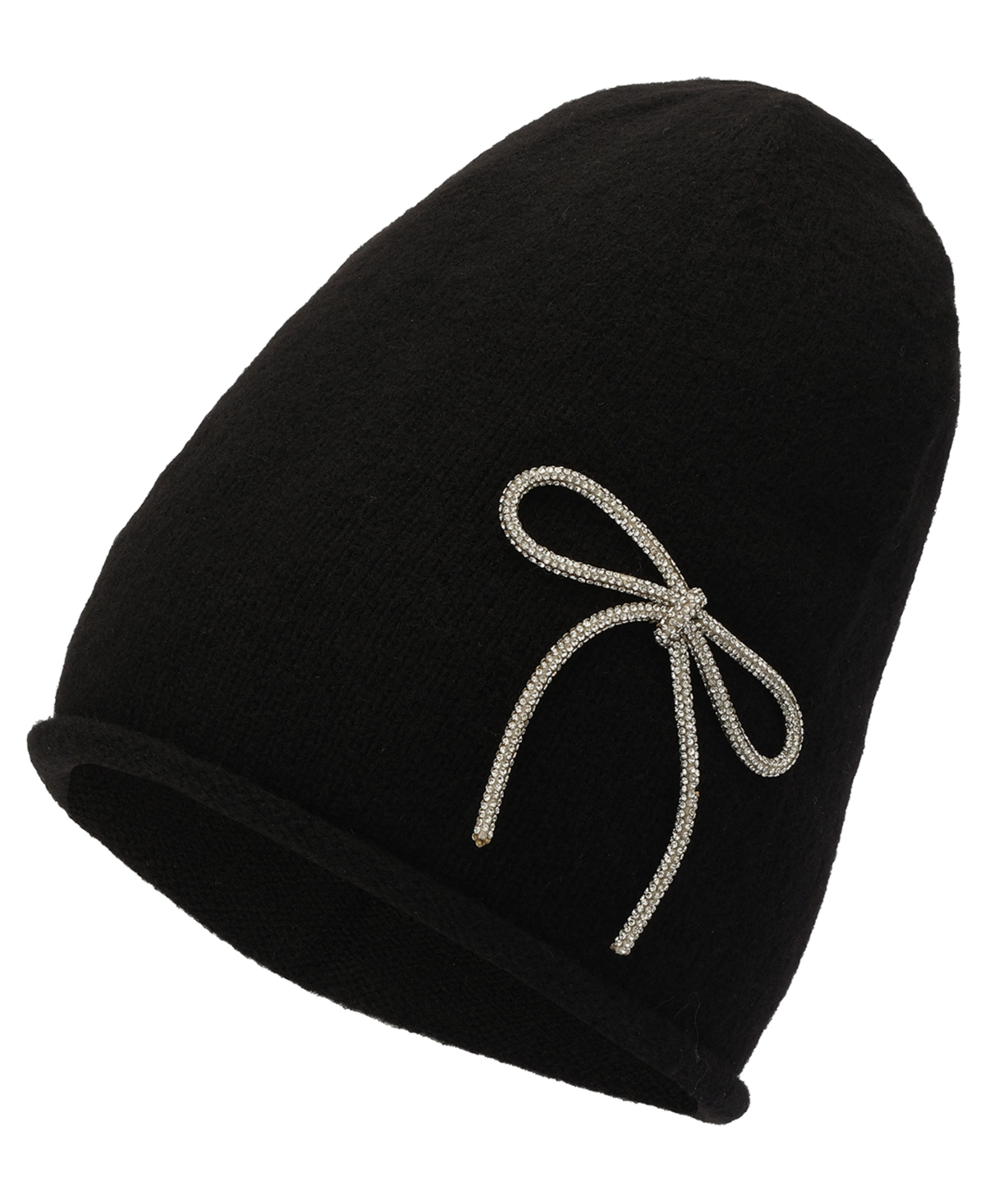 kate spade new york Women's Embellished Bow Knit Beanie