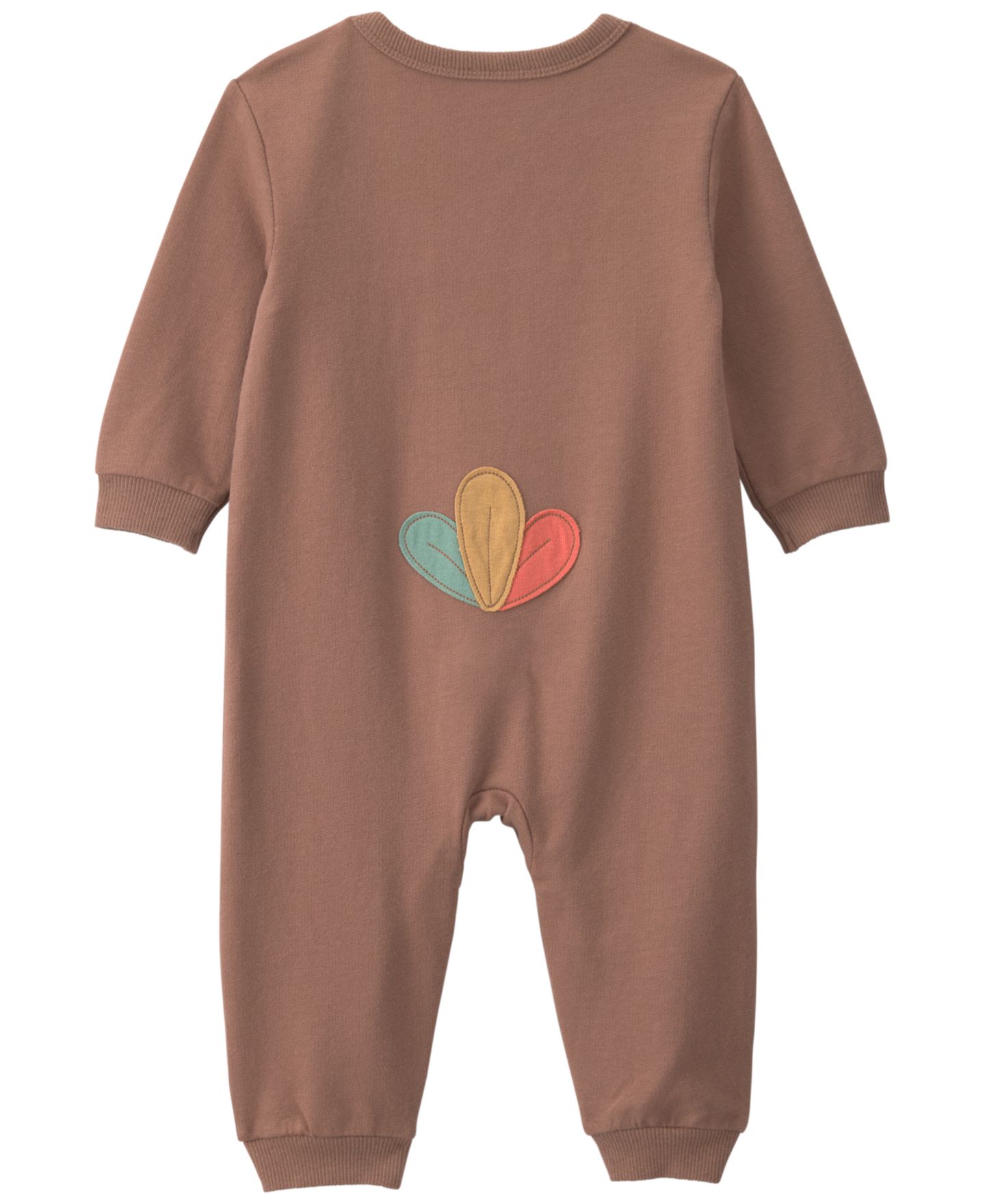 Комбинезон Carter's Turkey Thanksgiving French Terry Long-Sleeve Jumpsuit для малышей, цвет: Коричневый — фото 2