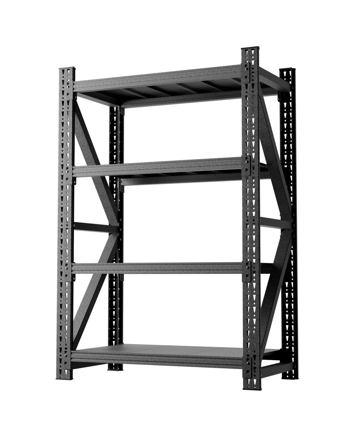 Viyet Heavy Duty Metal Garage Shelving, 4-Tier Adjustable Storage Rack, 4000 lb Capacity