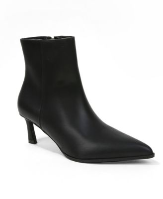 Women's Adina Pointed Toe Kitten Heel Ankle Boots