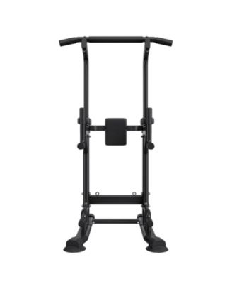 330 lb Power Tower Dip Station with Adjustable Back Pad