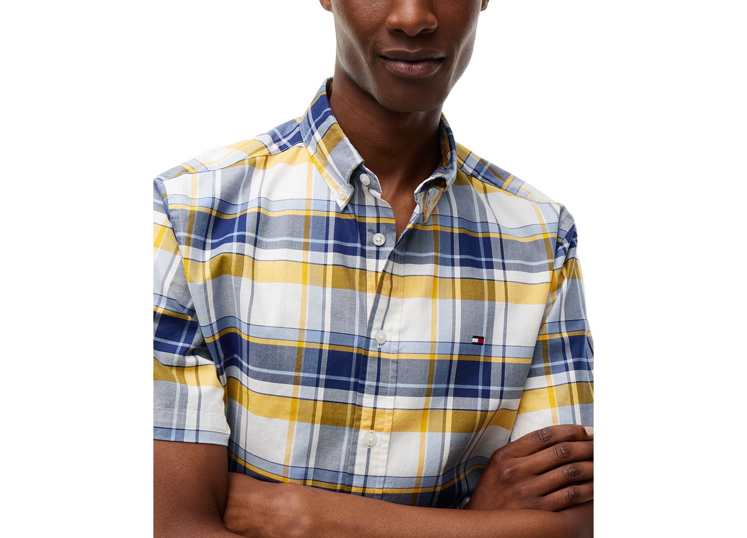 Men's Twill Big Check Regular-Fit Shirt