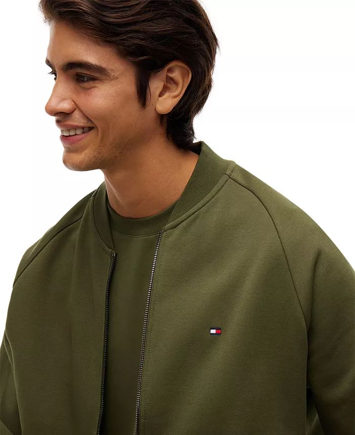 Men's Essential Intechno Full-Zip Knit Bomber Jacket - thumbnail 3