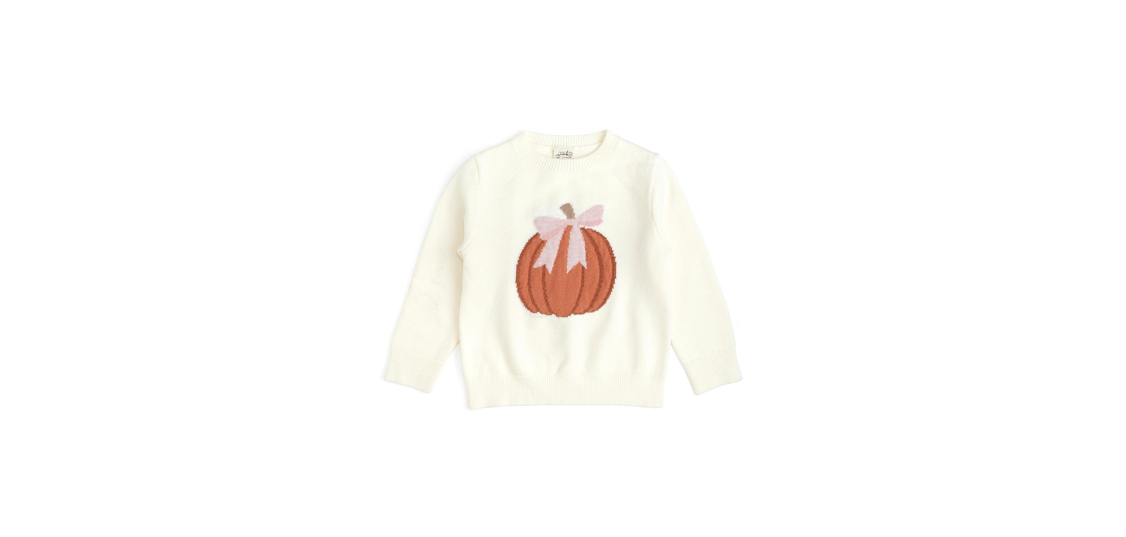 Sweet Wink Baby Girls Coquette Pumpkin Sweater