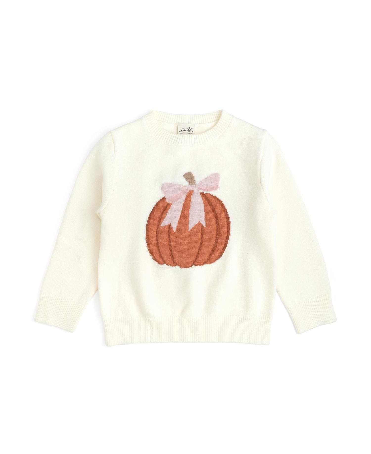 Baby Girls Coquette Pumpkin Sweater