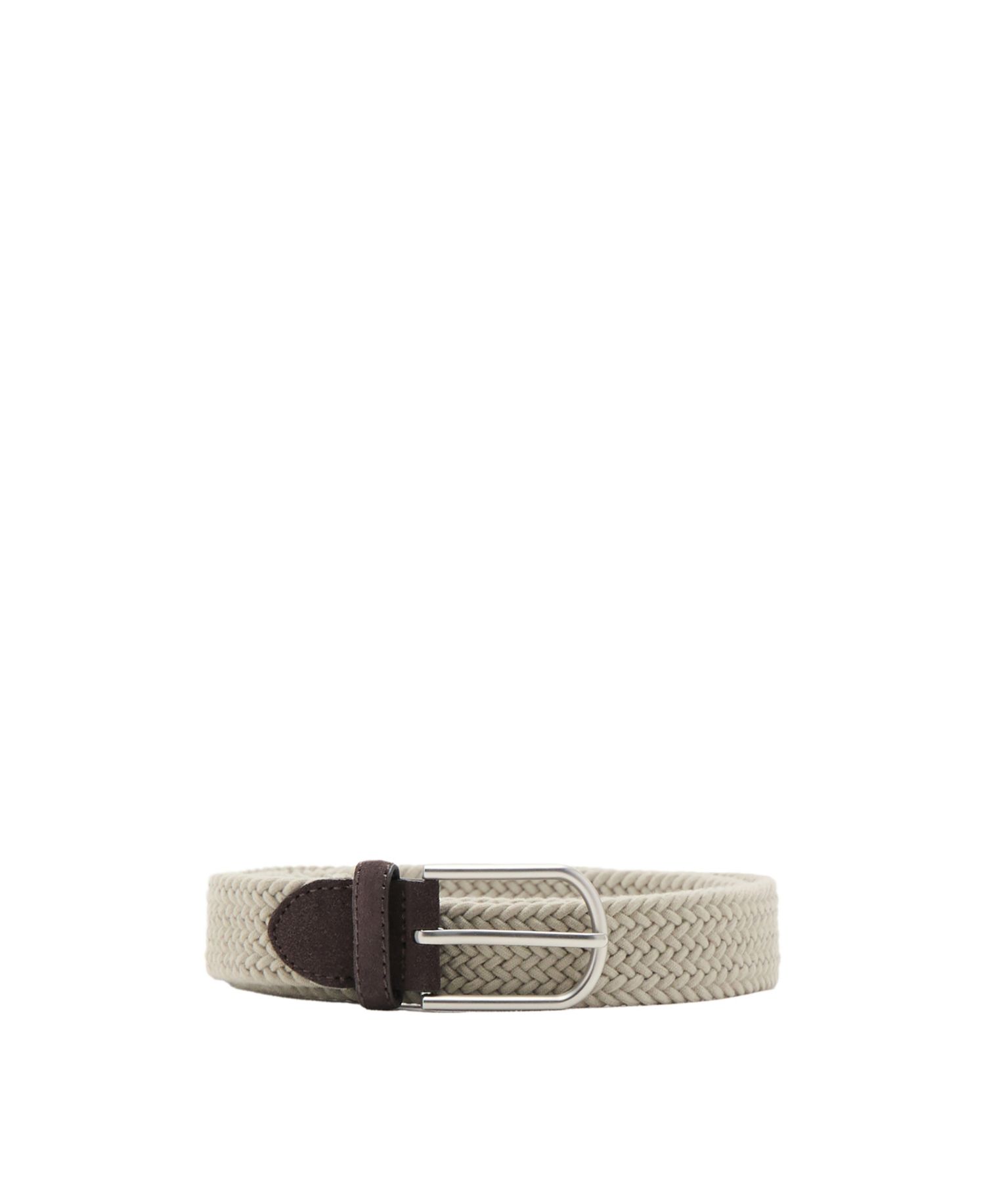 Men's Braided Leather Belt