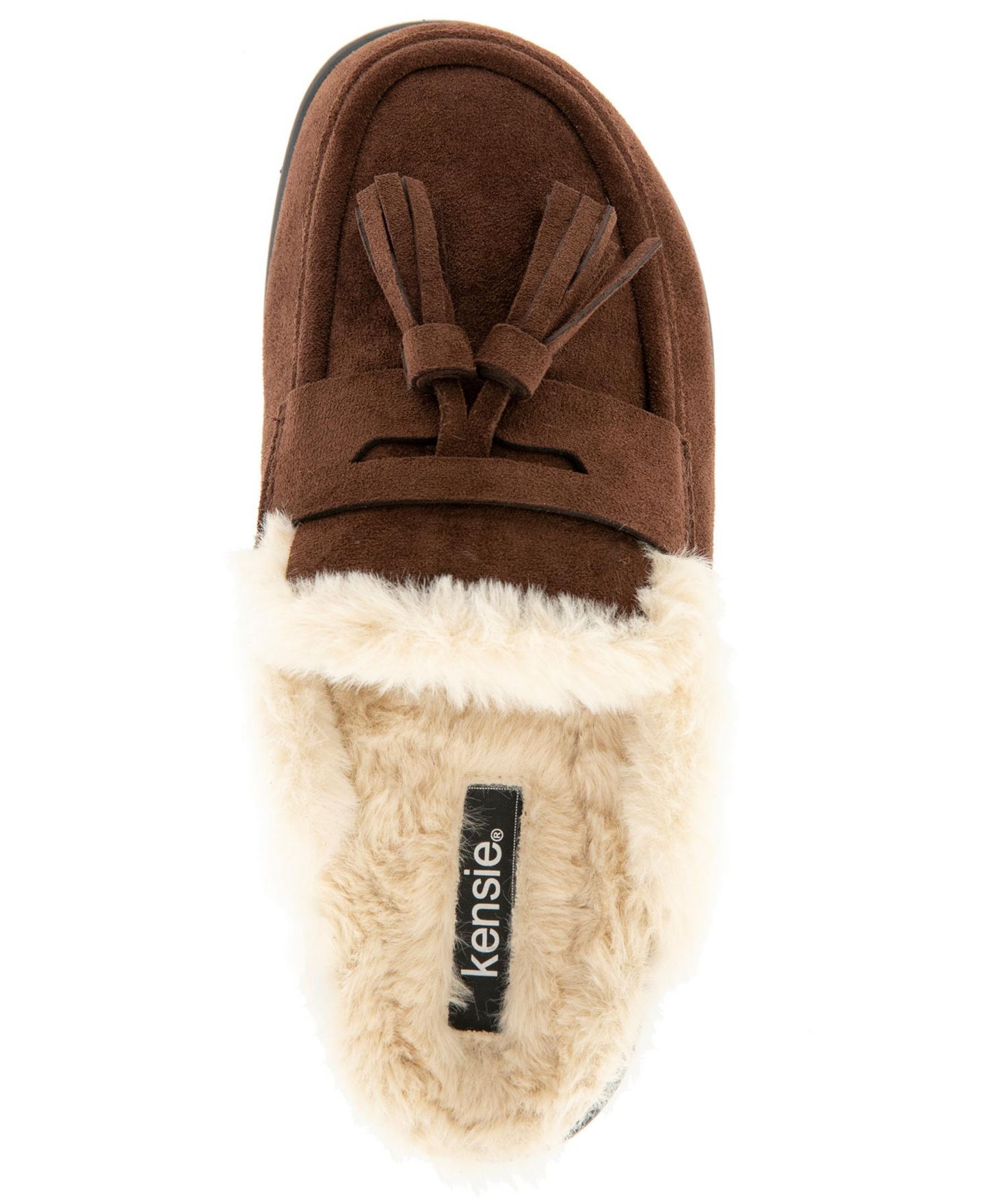 Женские сабо Kensie Viktor Faux Fur Lined Mule, цвет: Шоколадный — фото 3