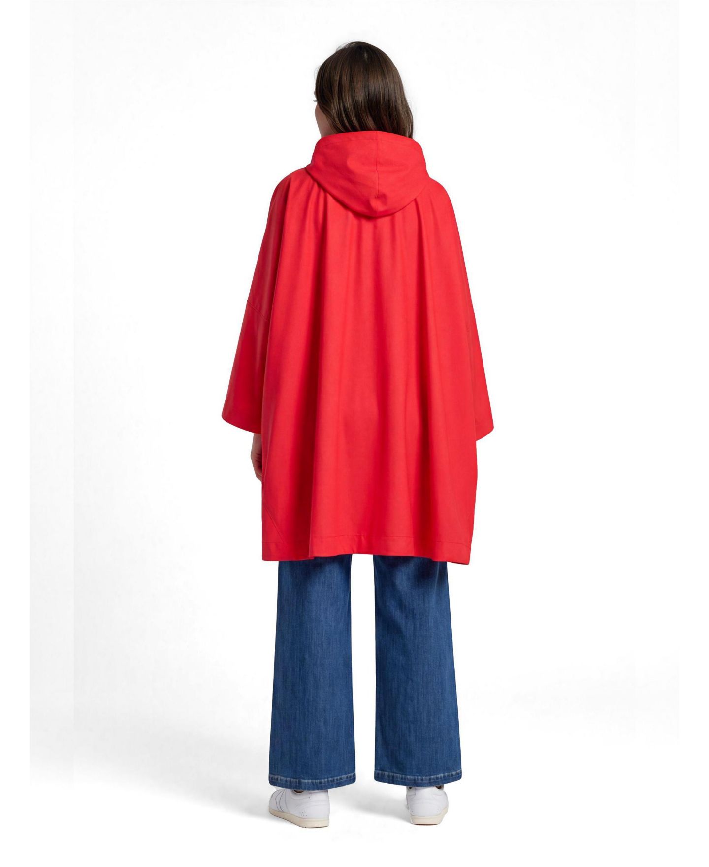 Женские куртки Masai Copenhagen Zip-Front Hooded Poncho, цвет: Poinsettia — фото 3