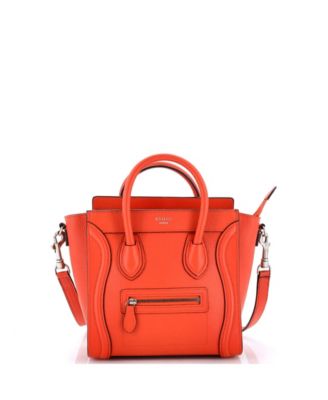 Nano Luggage Bag Grainy Leather