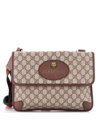 Medium Neo Vintage Flap Messenger GG Coated Canvas