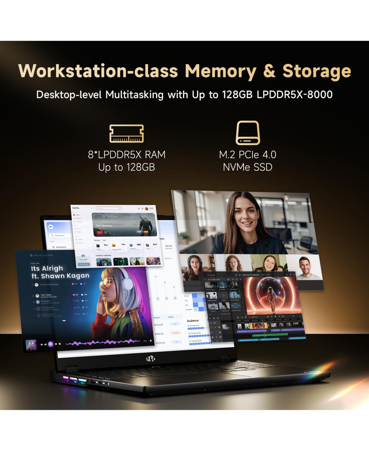 Nimo Ai Laptop Amd Ryzen Ai Max+ 395 16-Core