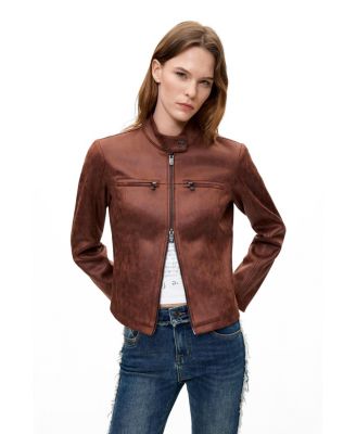 Women's Jacket Leather Effect