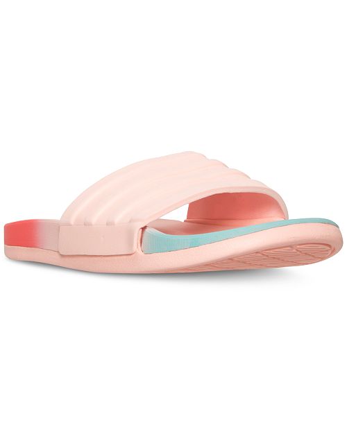 adidas Women s Adilette Cloud Foam Fade Slide Sandals from adidas Women s Adilette Cloud Foam Fade Slide Sandals from