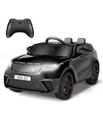12V Licensed Land Rover Remote-Control Ride-On Car with LED Lights, Two-Seater, Ages 3+