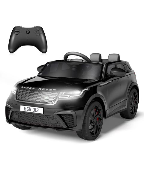 Детская игрушка homfan 12V Licensed Land Rover Remote-Control Ride-On Car with LED Lights, Two-Seater, Ages 3+, цвет: Чёрный