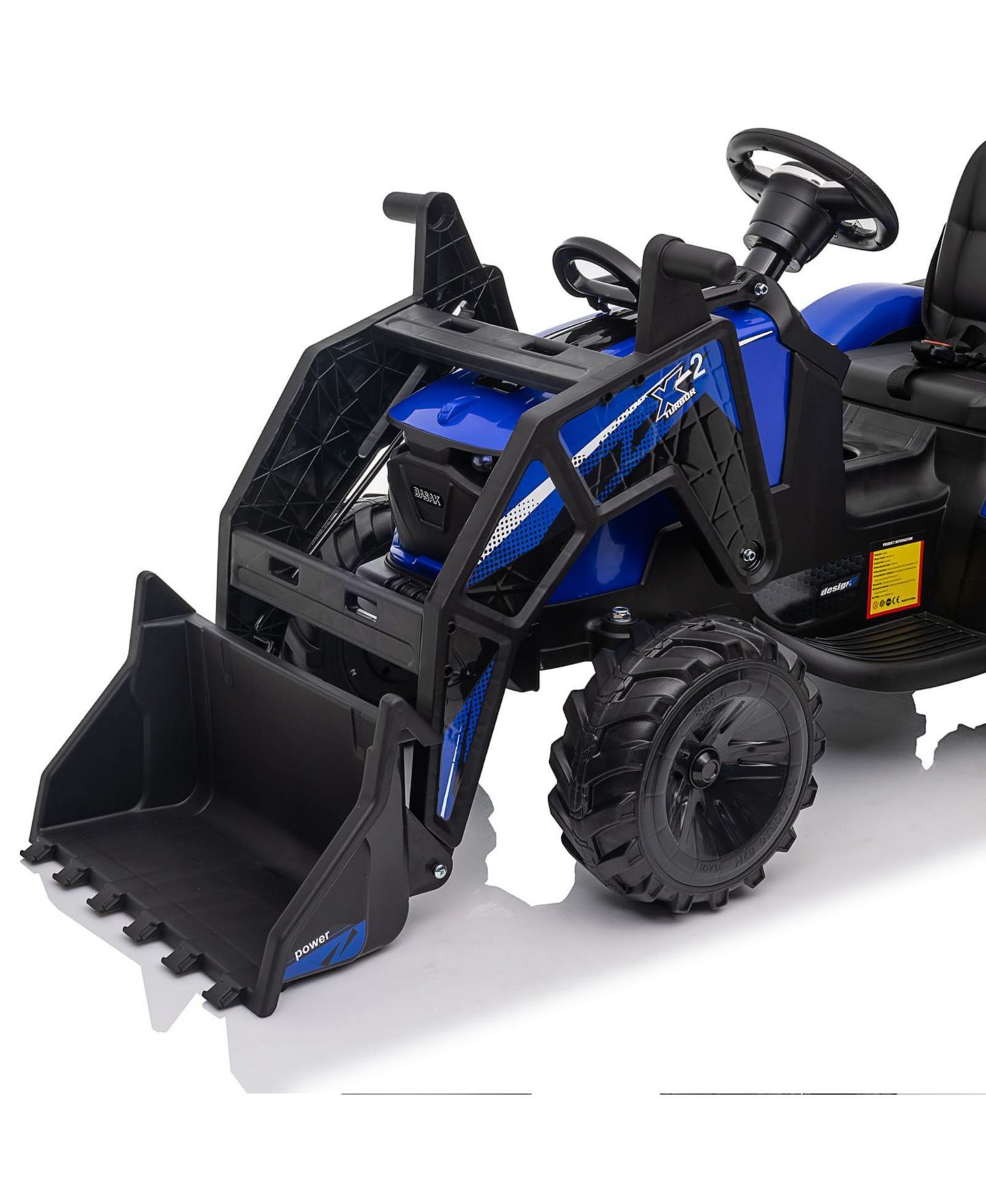 Детская игрушка homfan 3 in 1 Ride On Tractor Toy Car 24V Remote Control, 66 lb. Capacity, 3–8 лет — фото 5