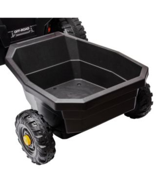 Trailer for 12v Kids Ride On Car Truck, Trailer Only with Locking Hitch Pin for Children (TrExpand your child's play possailer Only)