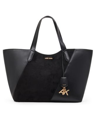 Multi Pieced Large Tote Handbag