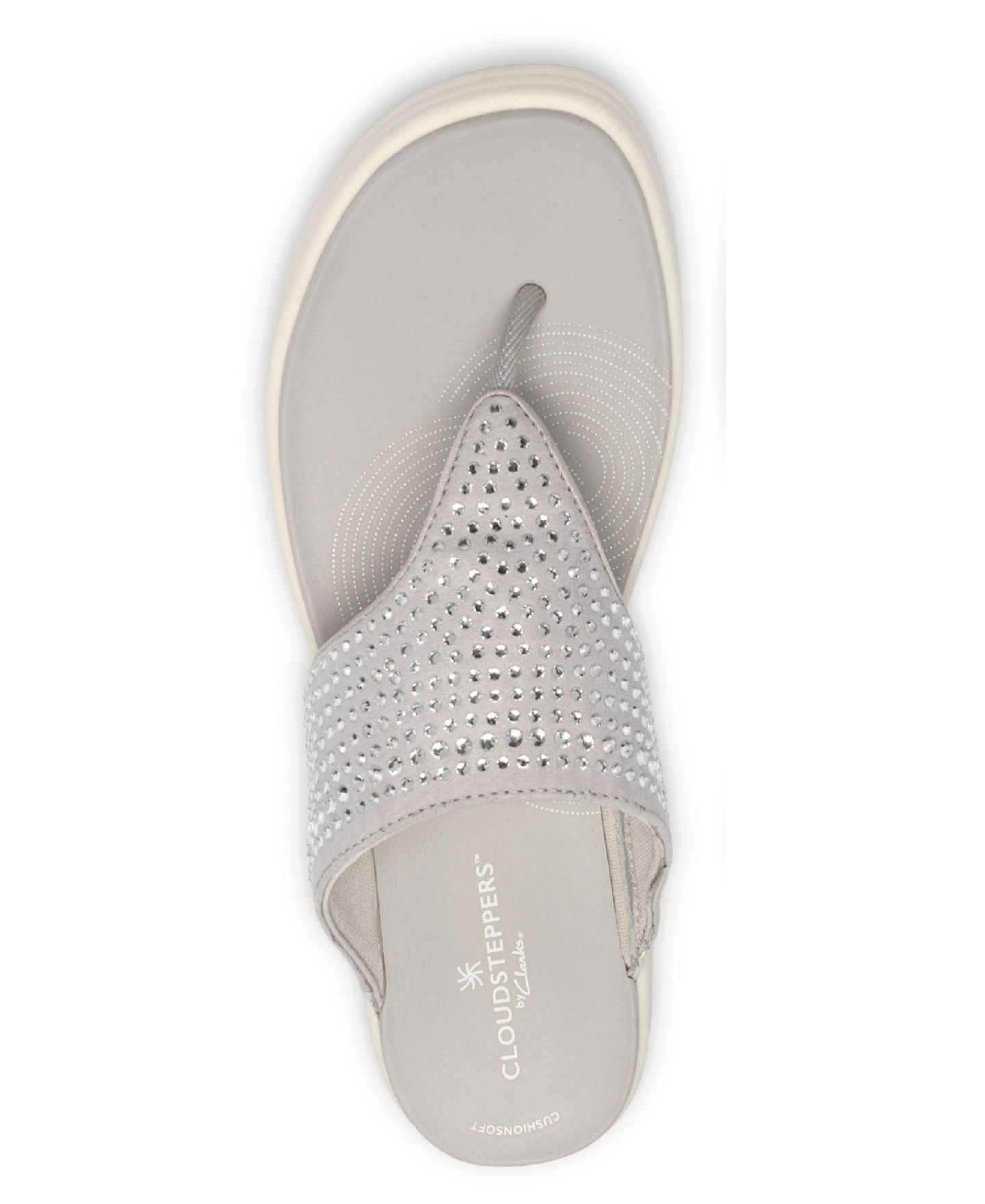 Женские сандалии Clarks Drift Jaunt Slip-On, цвет: Серебряный — фото 4