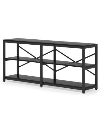 3-Tier Console Table with Storage Shelves for Entryway