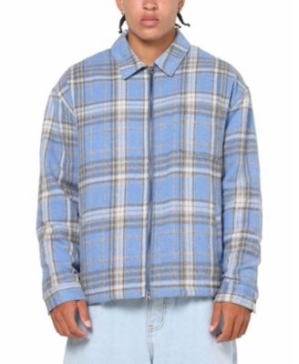 Men's Plaid Zip Jacket