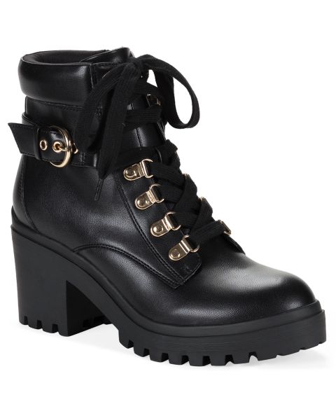 Женские ботинки Wild Pair Elodii Platform Block Heel Ankle Booties, цвет: Чёрный