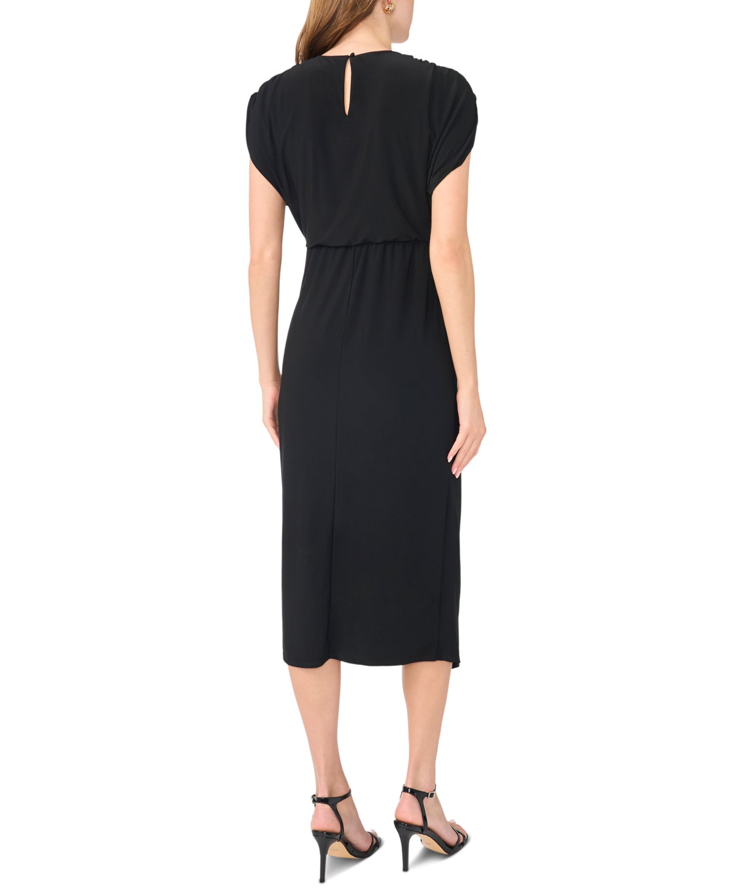 Women's Jersey Wrap Midi Dress