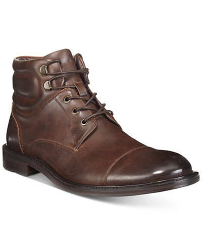 Unlisted by Kenneth Cole Men's Roll With It Cap-Toe Ankle Boots