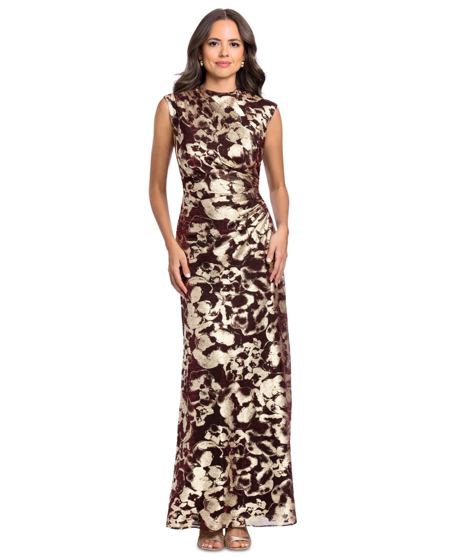 Petite Crinkle Detail Gown