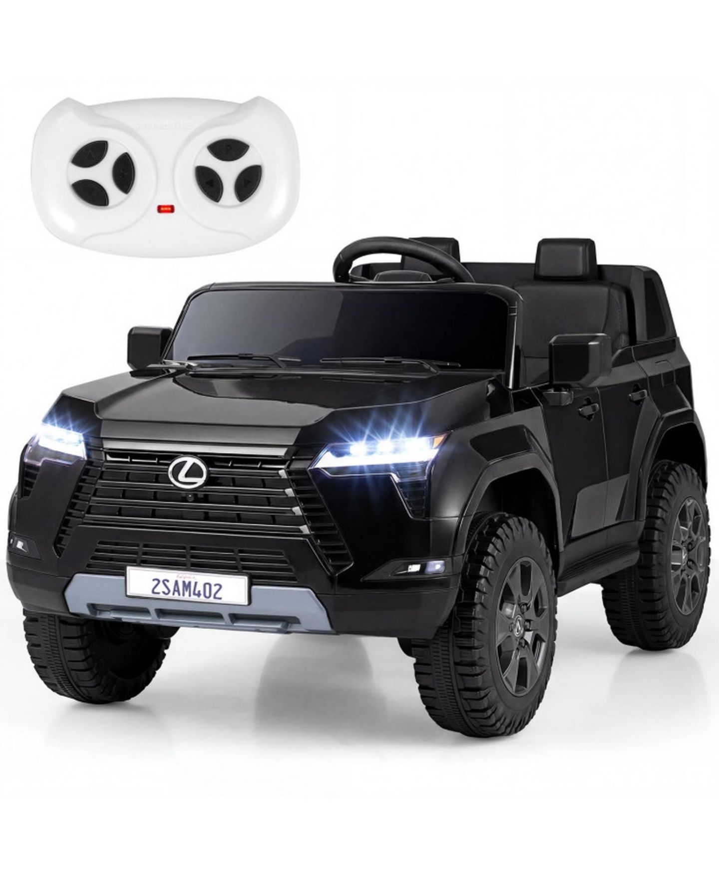 Детская игрушка HONGGE 24V Licensed Kids Ride-On SUV with 4WD Parent Remote and Spring Suspension, цвет: Чёрный — фото 10